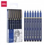 Cienkopisy kreślarskie zestaw