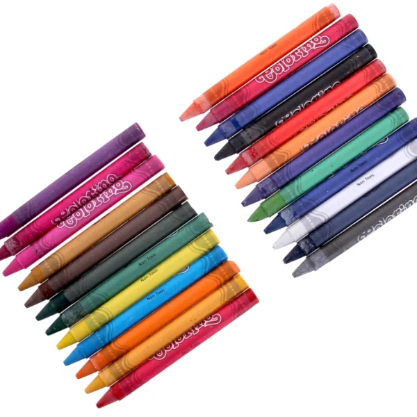 Kredki świecowe 24 kolory - obrazek 2