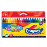 Kredki świecowe 24 kolory