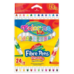 Flamastry dwukolorowe