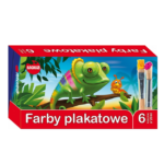 Farby plakatowe 6 kolorów