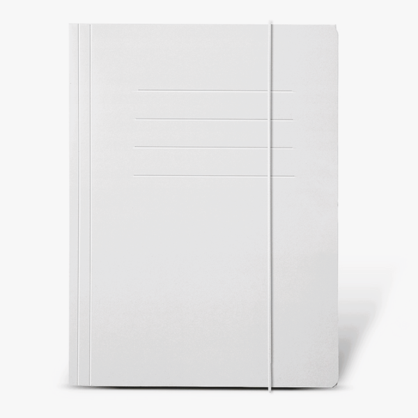 Teczka z gumką A4 biała