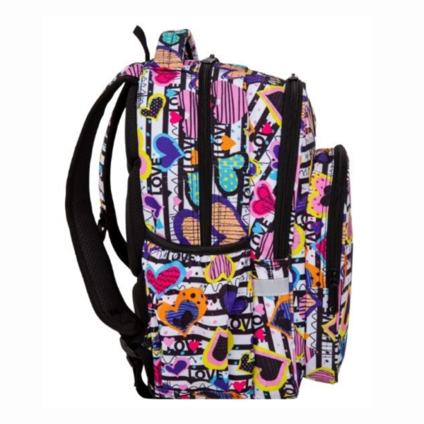 Plecak szkolny Pink Hearts Coolpack - obrazek 2