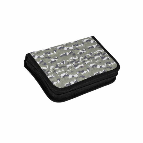 Piórnik 1 zamek Pixel Grey - obrazek 2