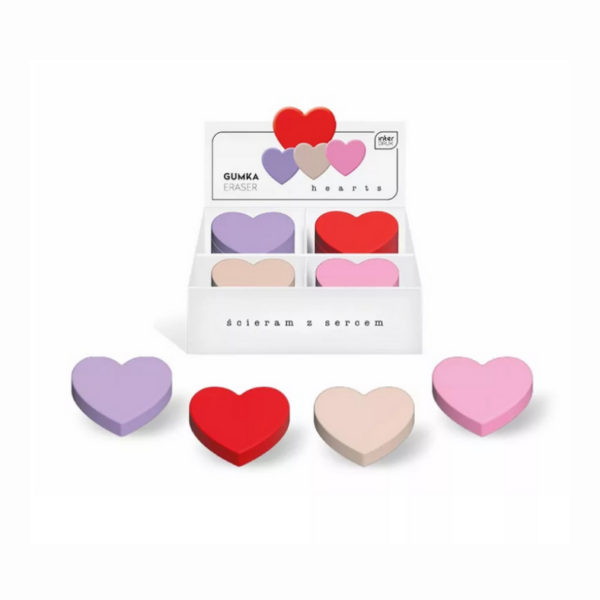 Gumka hearts