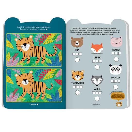 Kolorowanka kreatywna A4 Tygrys - obrazek 3