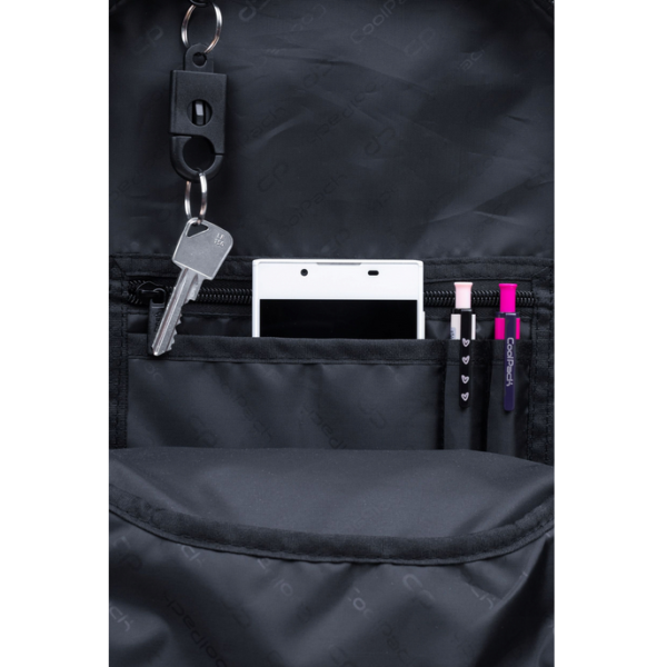 Plecak szkolny Black Flowers CoolPack - obrazek 2
