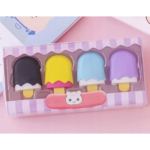 Gumki lody na patyku 4szt.