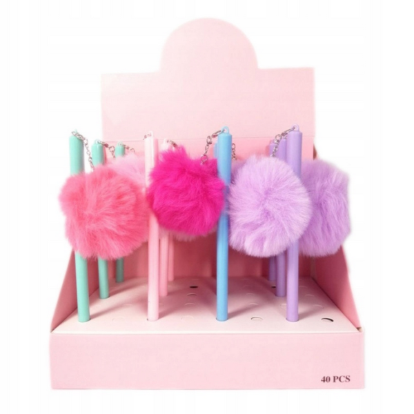 Długopis z pomponem - obrazek 2