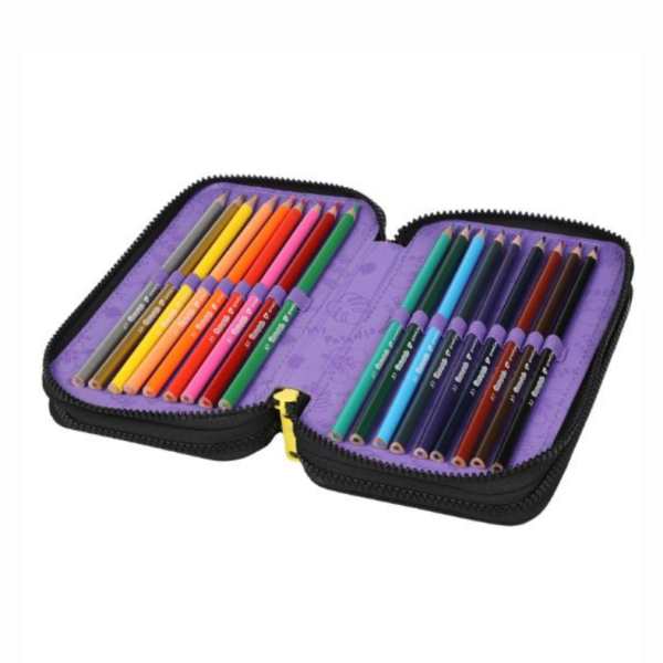 Piórnik potrójny z wyposażeniem Stitch - obrazek 3