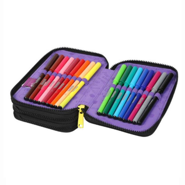 Piórnik potrójny z wyposażeniem Stitch - obrazek 4