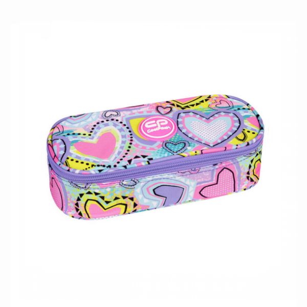 Piórnik jednokomorowy Pastel Heart