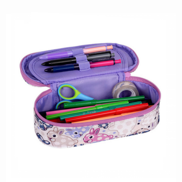 Piórnik jednokomorowy White Bunny - obrazek 2