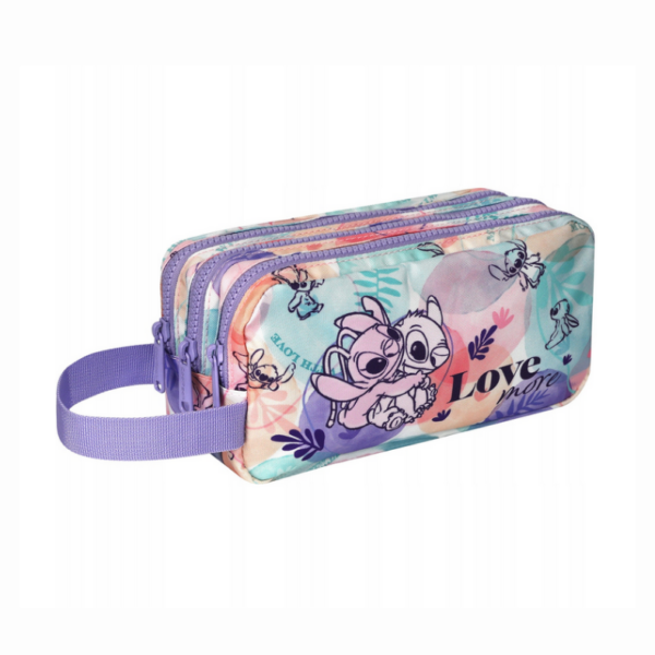 Piórnik saszetka trzykomorowa