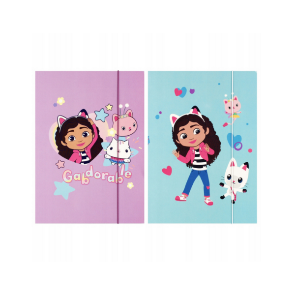 Teczka z gumką A4 Koci Domek Gabi