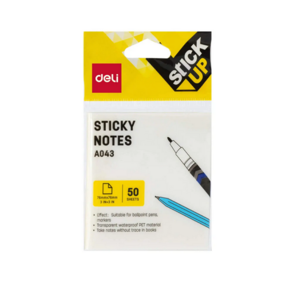 Notes samoprzylepny transparentny