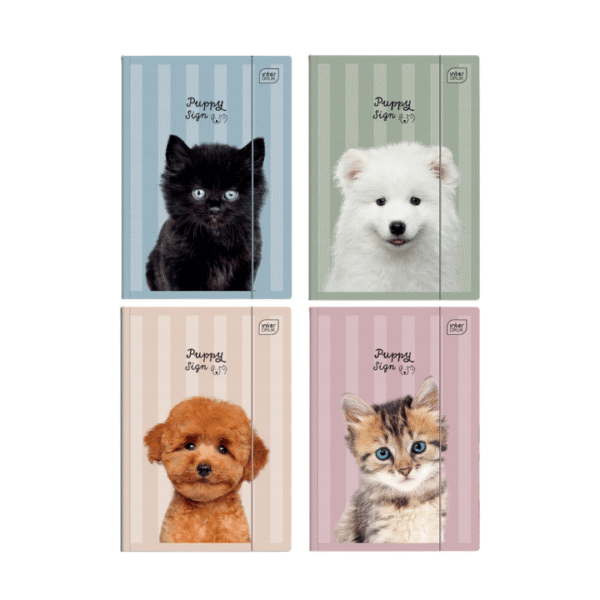 Teczka z gumką A4 Puppy Sign