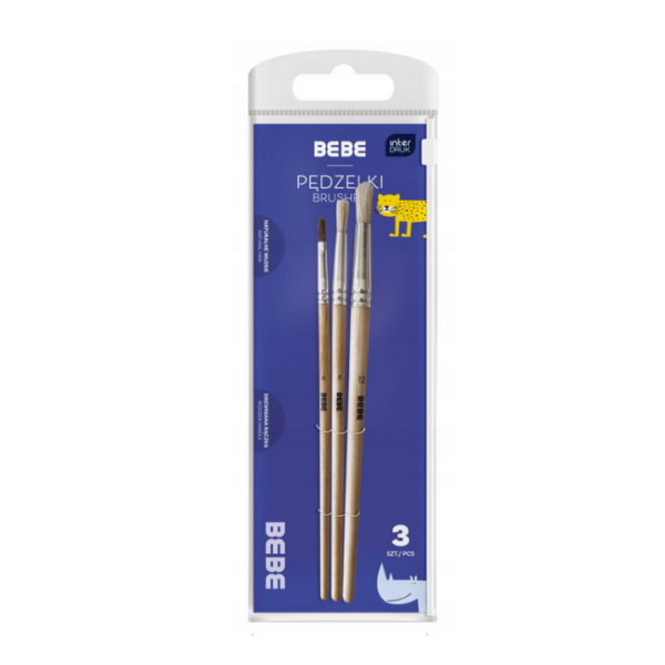 Pędzle 3 sztuki