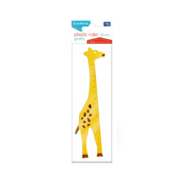 Linijka 15 cm Żyrafa