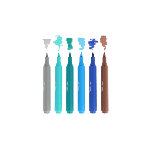 Markery akrylowe 6 szt. mix - obrazek 4