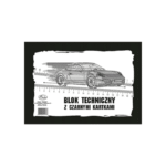 Blok techniczny A4 czarny