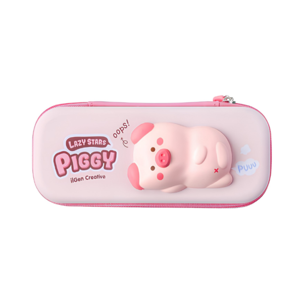 Piórnik jednokomorowy 3D Świnka SQUISHY