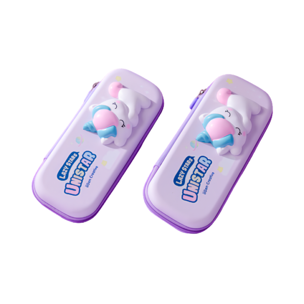 Piórnik jednokomorowy 3D Jednorożec SQUISHY Pulio - obrazek 6