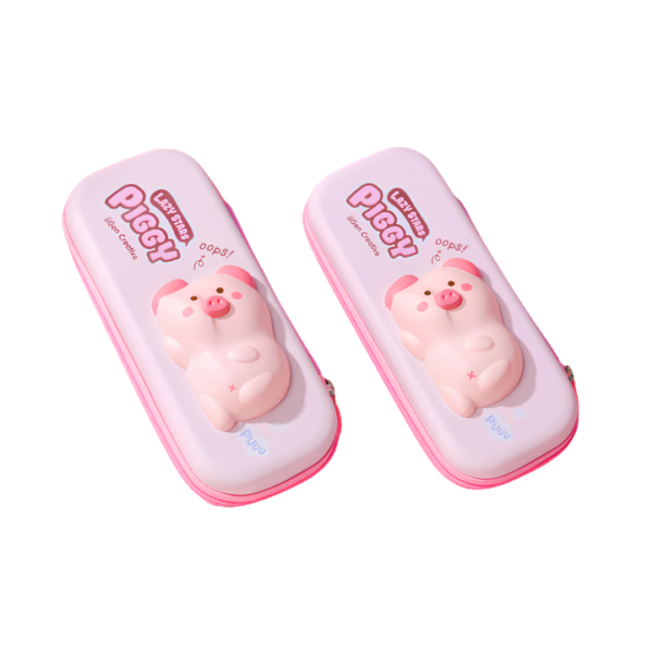 Piórnik jednokomorowy 3D Świnka SQUISHY - obrazek 6